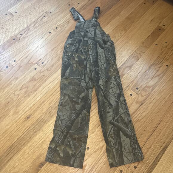 Outfitters Ridge Child Realtree Camo Overalls- Sz M - Picture 2 of 8